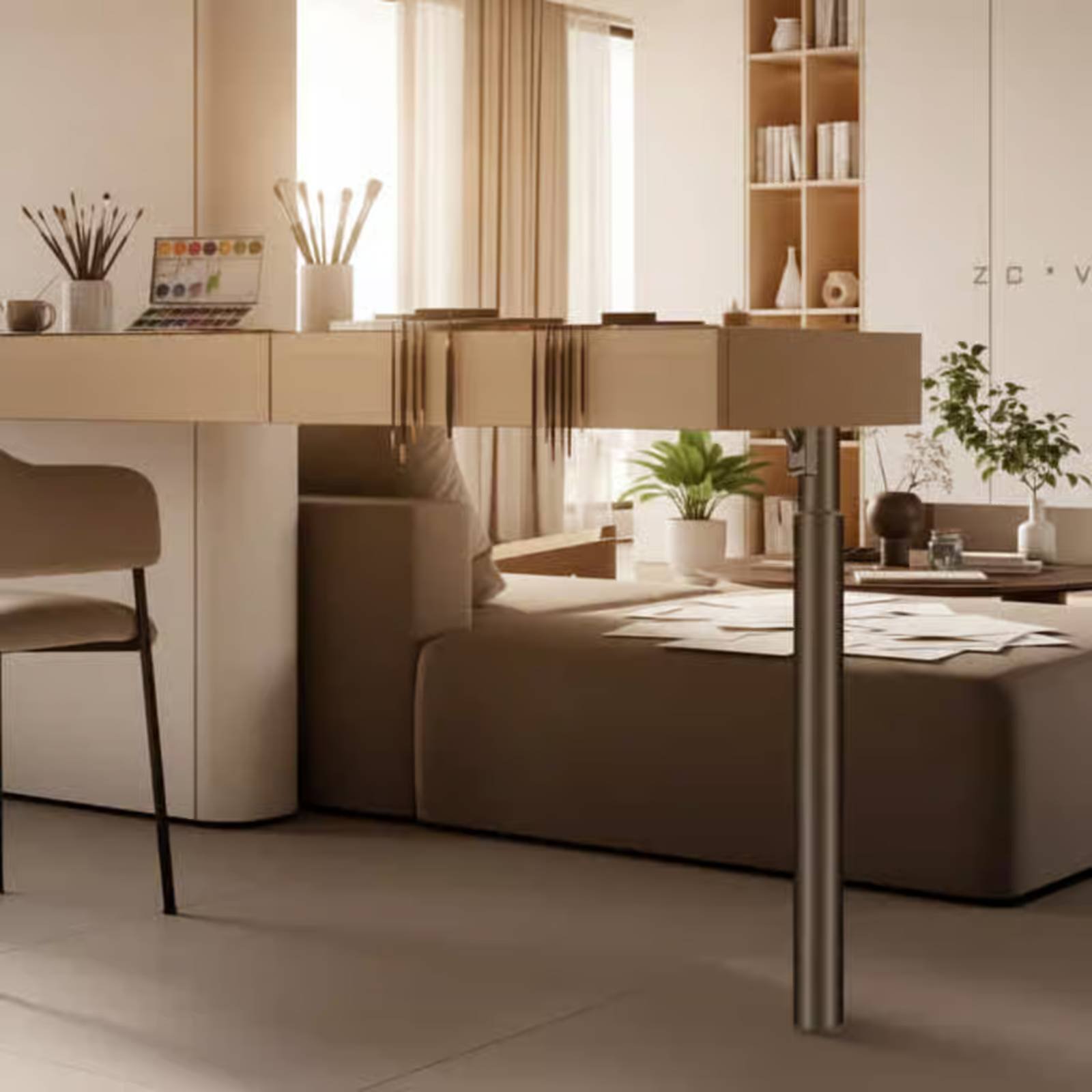 Furniture Hardware Material - Kaki Meja yang Dapat Disesuaikan, Kaki
