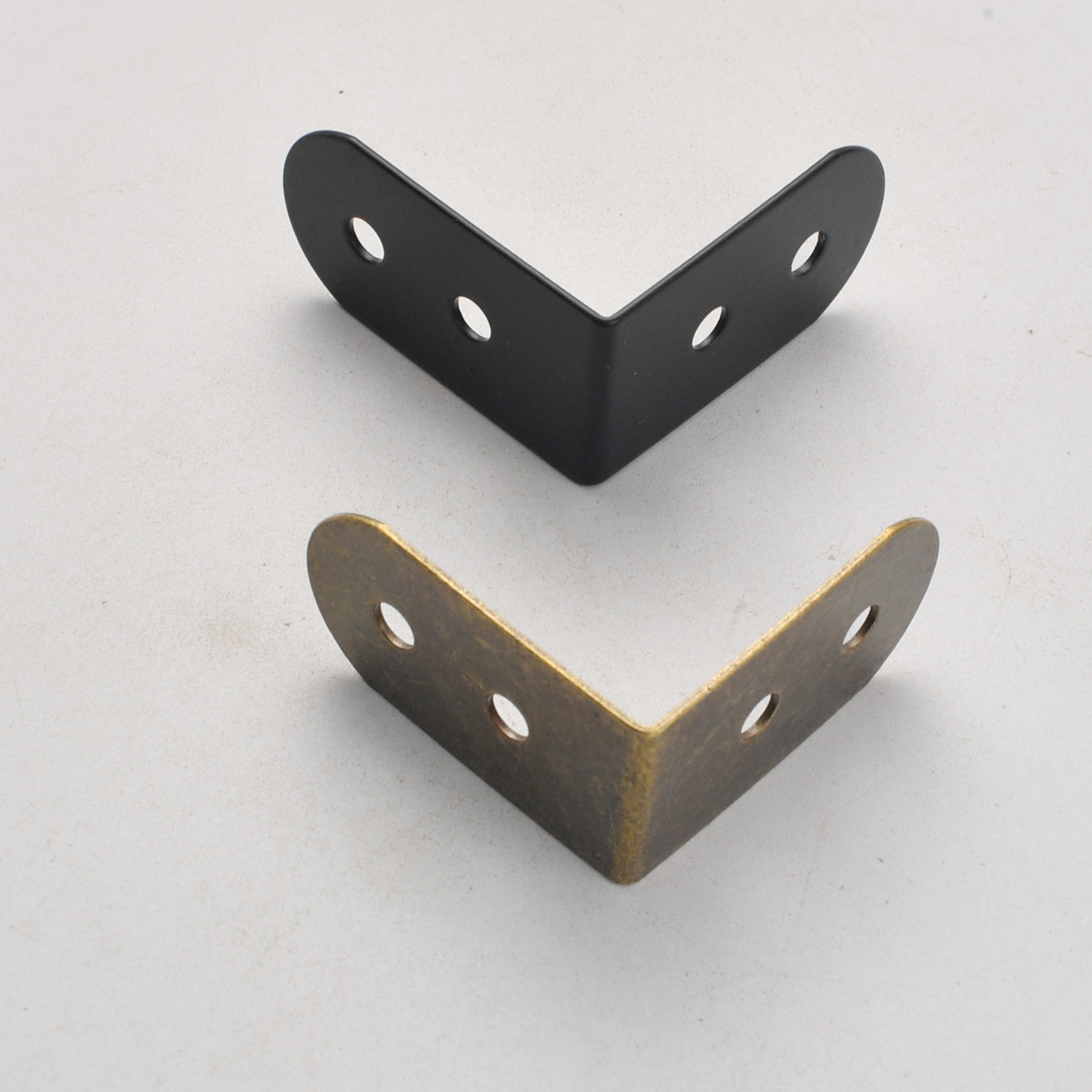 Furniture Hardware Material - Produsen Bahan besi tebal Hitam Braket
