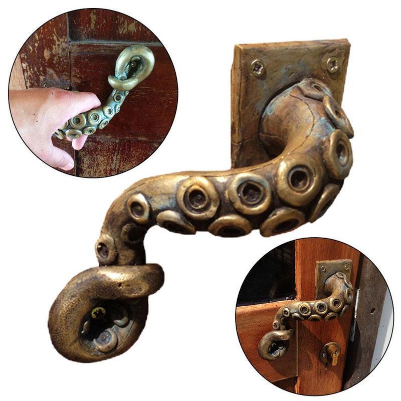 Furniture Hardware Accessories - Kenop pintu gurita antik gaya hewan