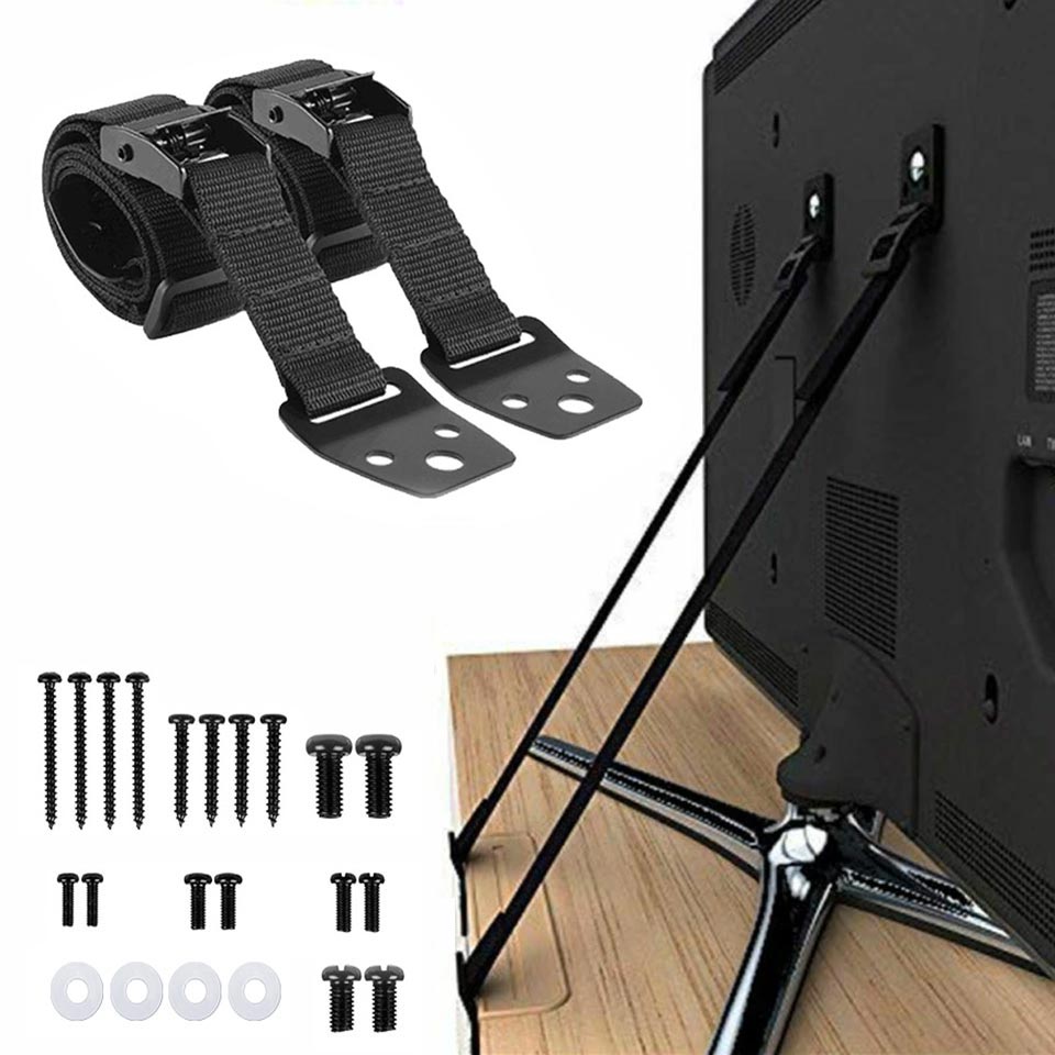Furniture Hardware Bolts - 2 Paket Tali Pengaman TV yang