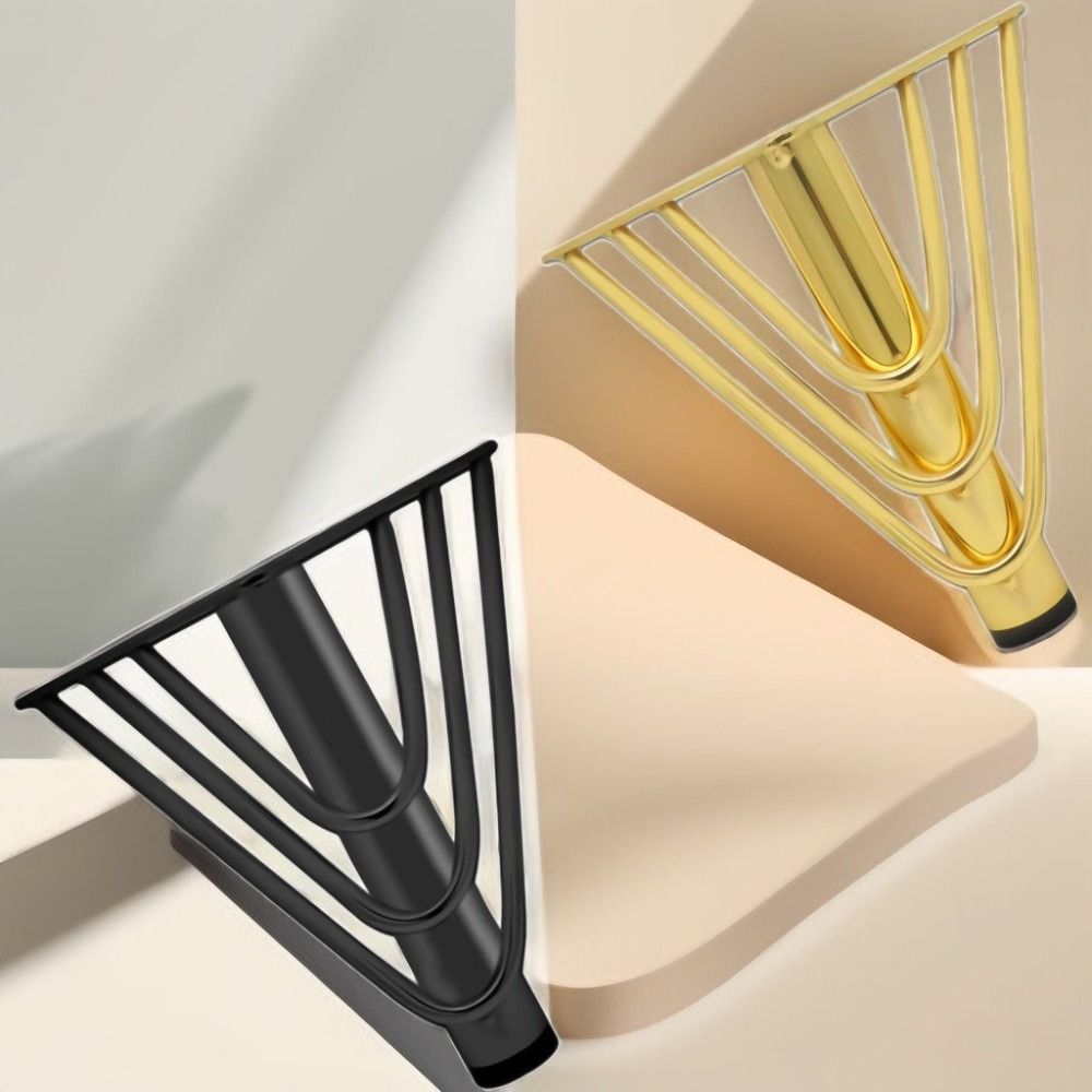 Furniture Hardware Material - Kaki Furnitur Warna Emas Desain Tebal
