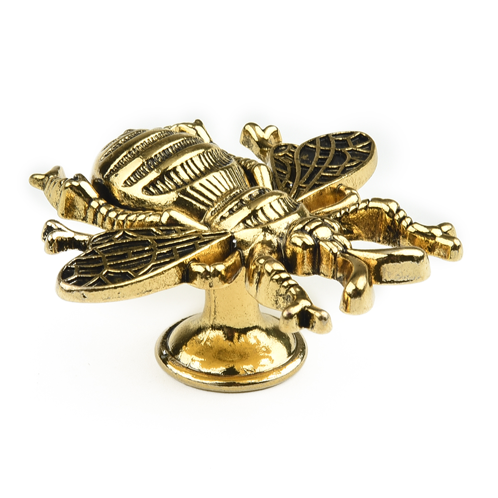 Furniture Hardware Design - Kenop Lemari Retro Bentuk Lebah, Gagang