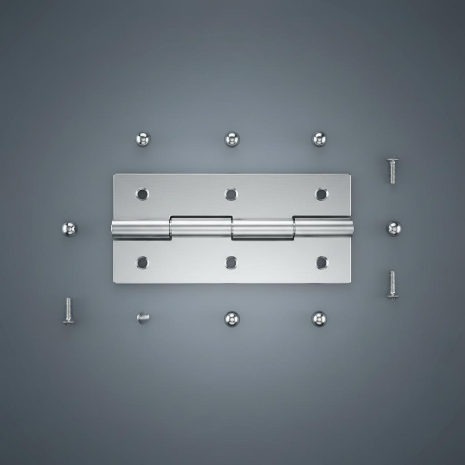 Furniture Hardware Material - Engsel Baja Tahan Karat Bahan Tebal