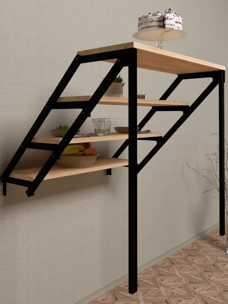 -Meja Makan Rak Lipat Dapat Di - Furniture Hardware Material ulasan dan harga