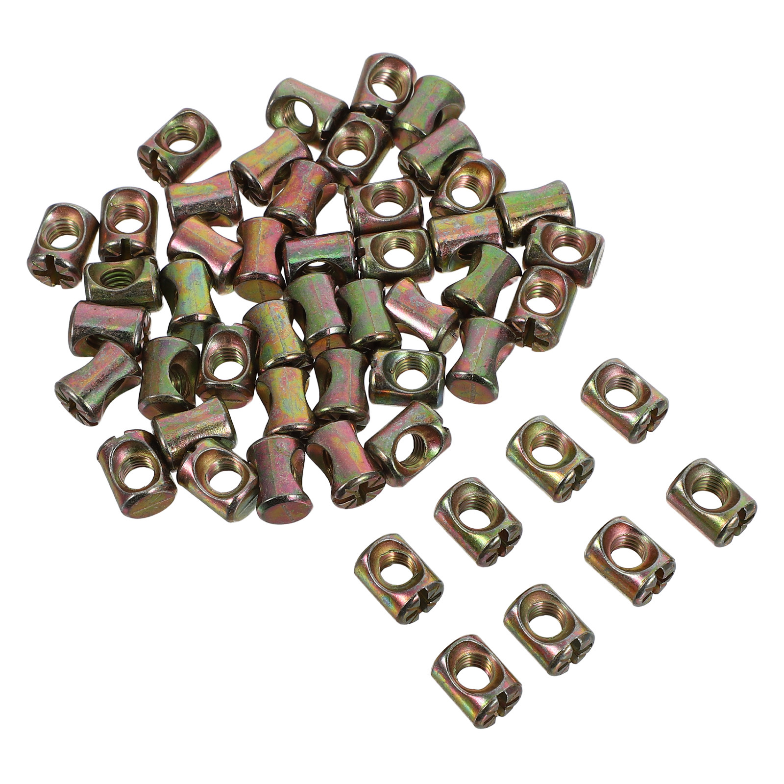50Pcs Kit Mur Barel Penghubung - Furniture Hardware Barrel Nut ulasan dan harga