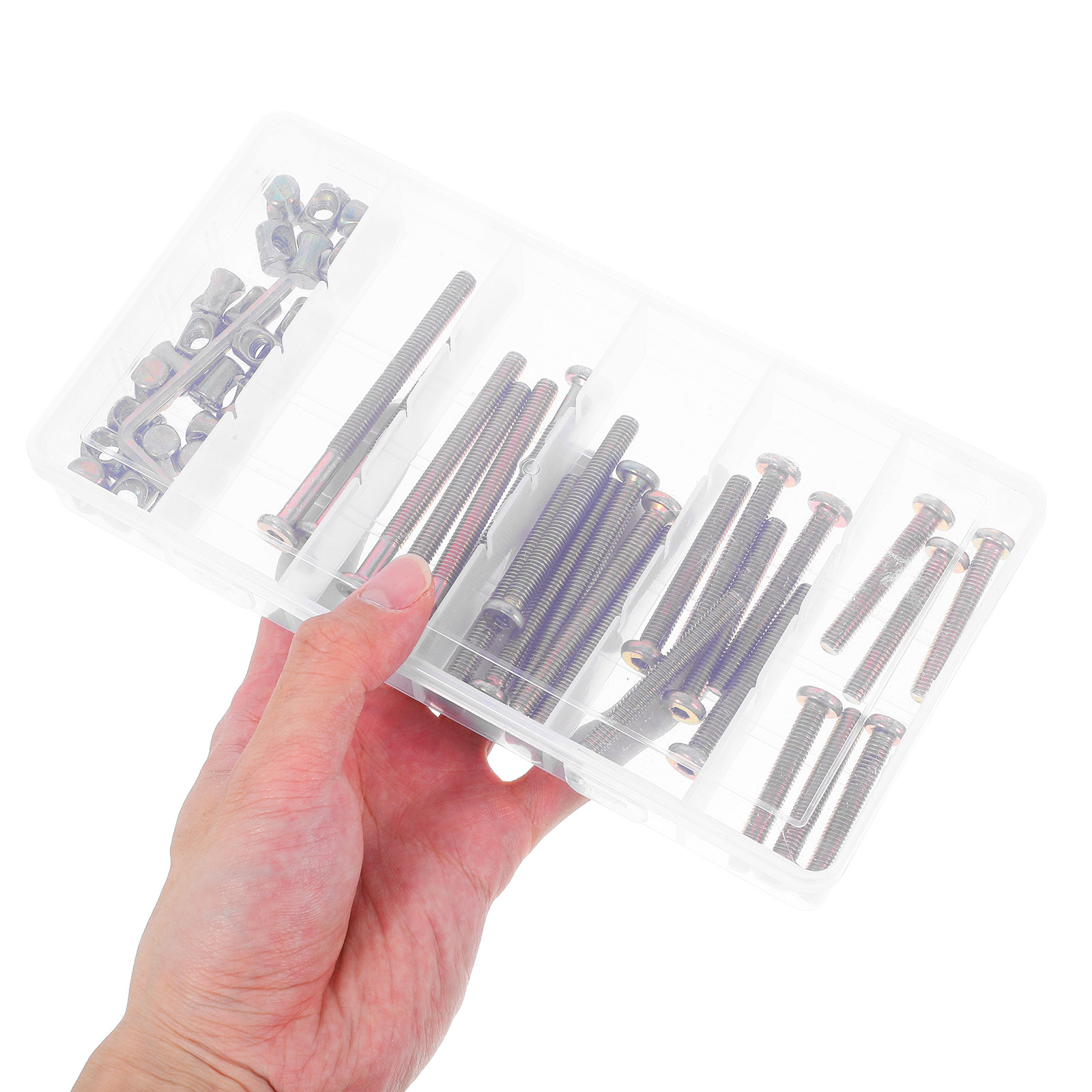 49Pcs Kit Sekrup Soket Heksago - Furniture Hardware Barrel Nut ulasan dan harga