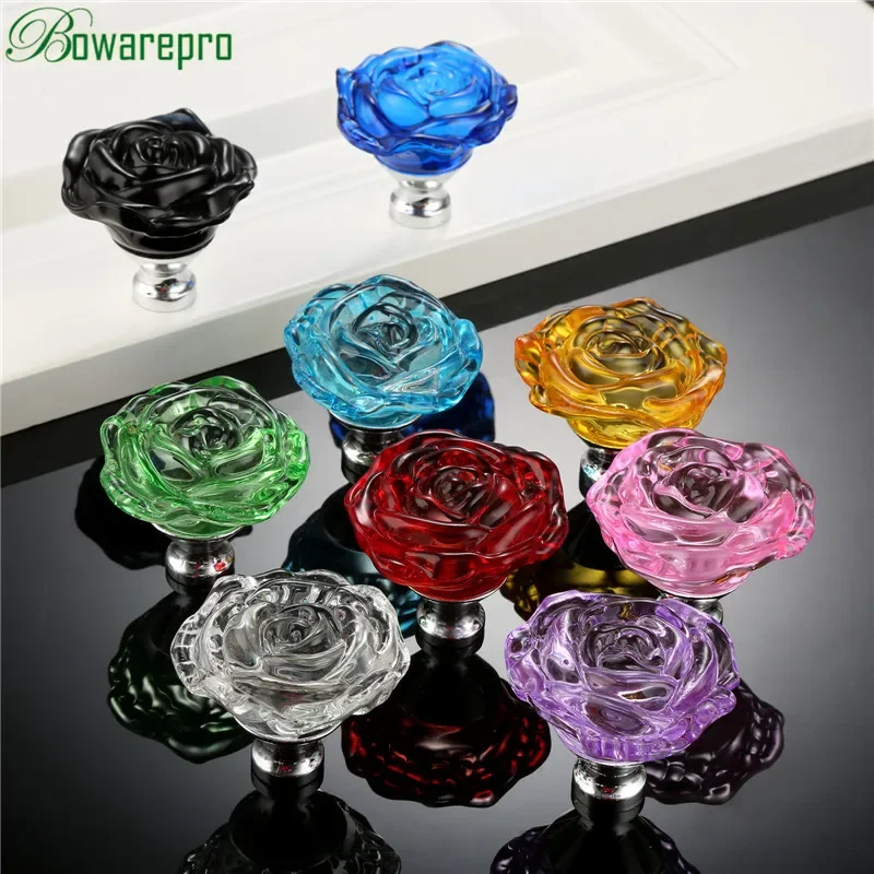 Bowarepro 50MM Kristal Mawar K - Furniture Hardware Accessories ulasan dan harga
