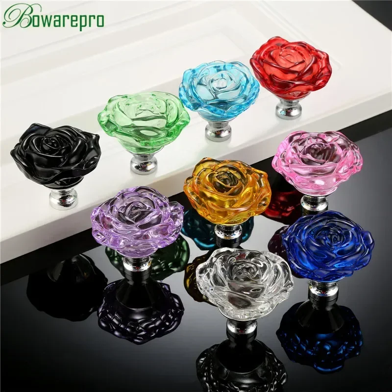 Bowarepro 50MM Kristal Mawar K - Furniture Hardware Accessories ulasan dan harga