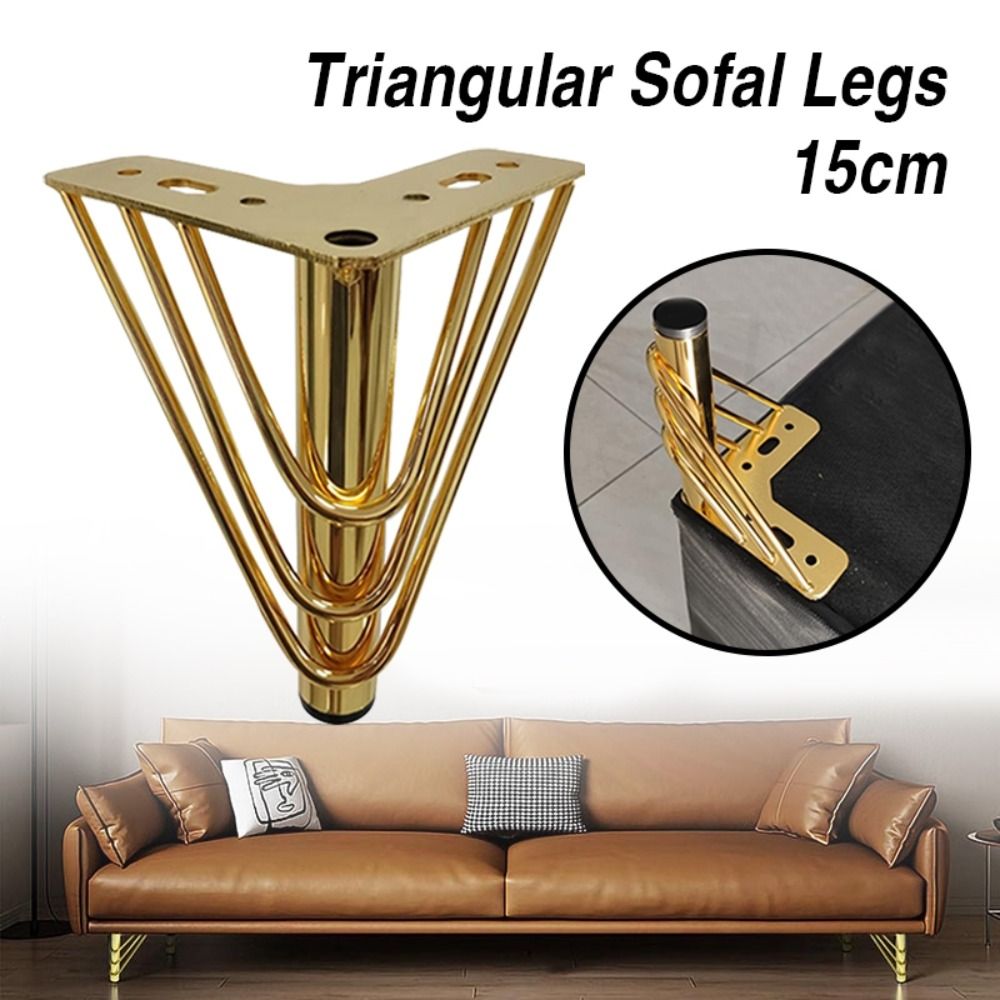 Kaki Furnitur Warna Emas Desai - Furniture Hardware Material ulasan dan harga