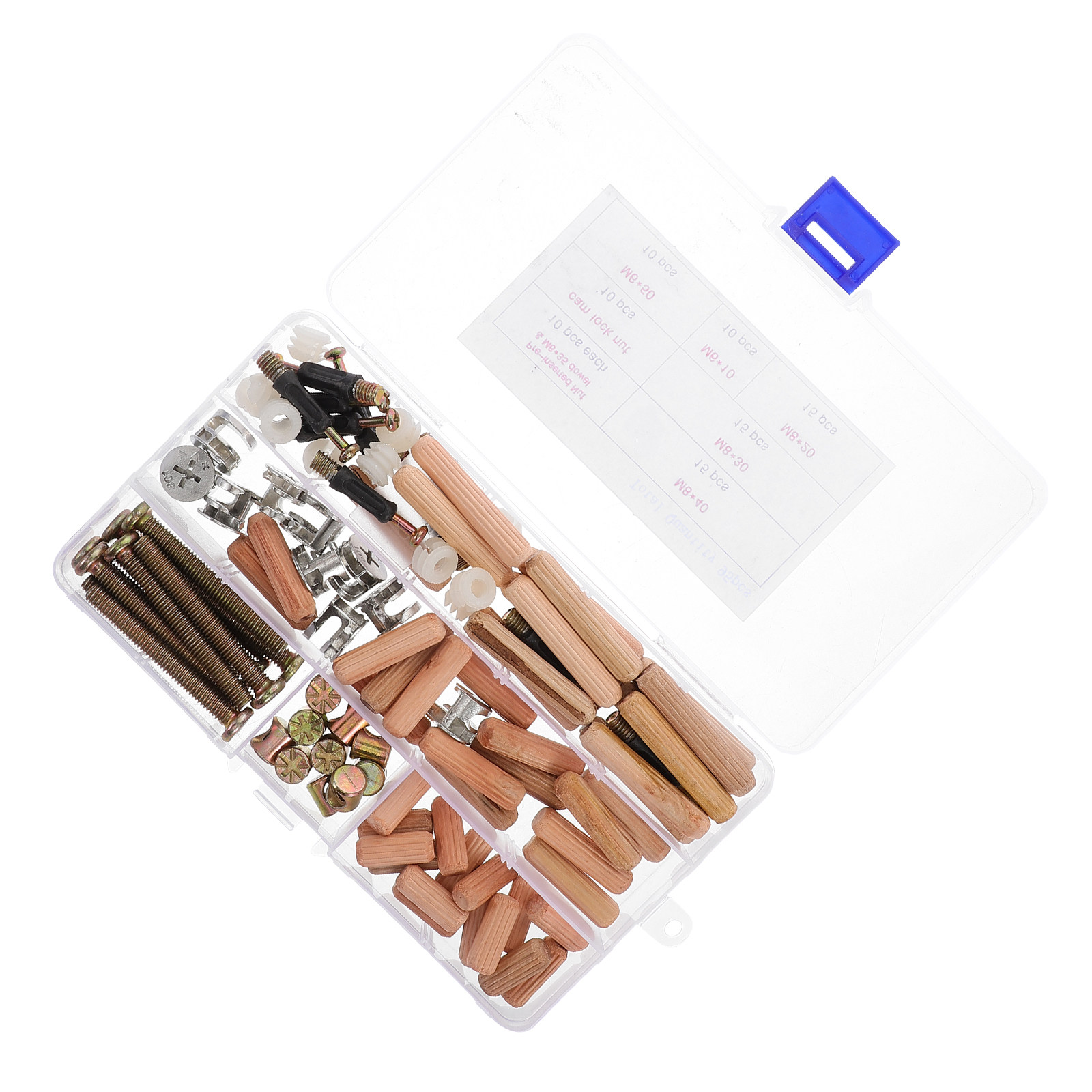 95Pcs Kit Pengganti Perangkat  - Furniture Hardware Barrel Nut ulasan dan harga
