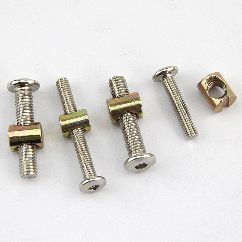 20pcs/Lot Set Baut dan Mur Fur - Furniture Hardware Barrel Nut ulasan dan harga