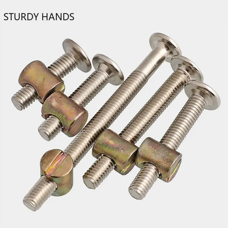 30 Buah/Pak Set Baut dan Mur F - Furniture Hardware Barrel Nut ulasan dan harga