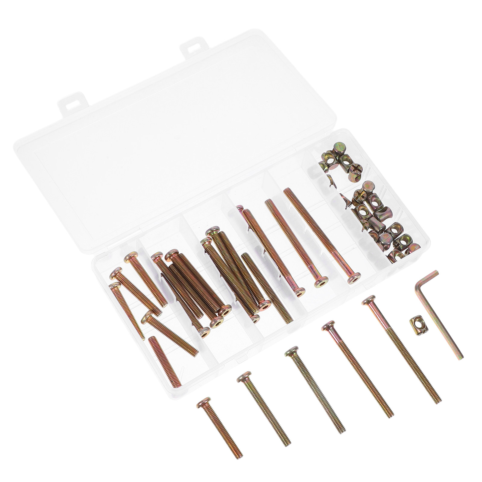 49 Buah Kit Mur Sekrup Pengger - Furniture Hardware Barrel Nut ulasan dan harga