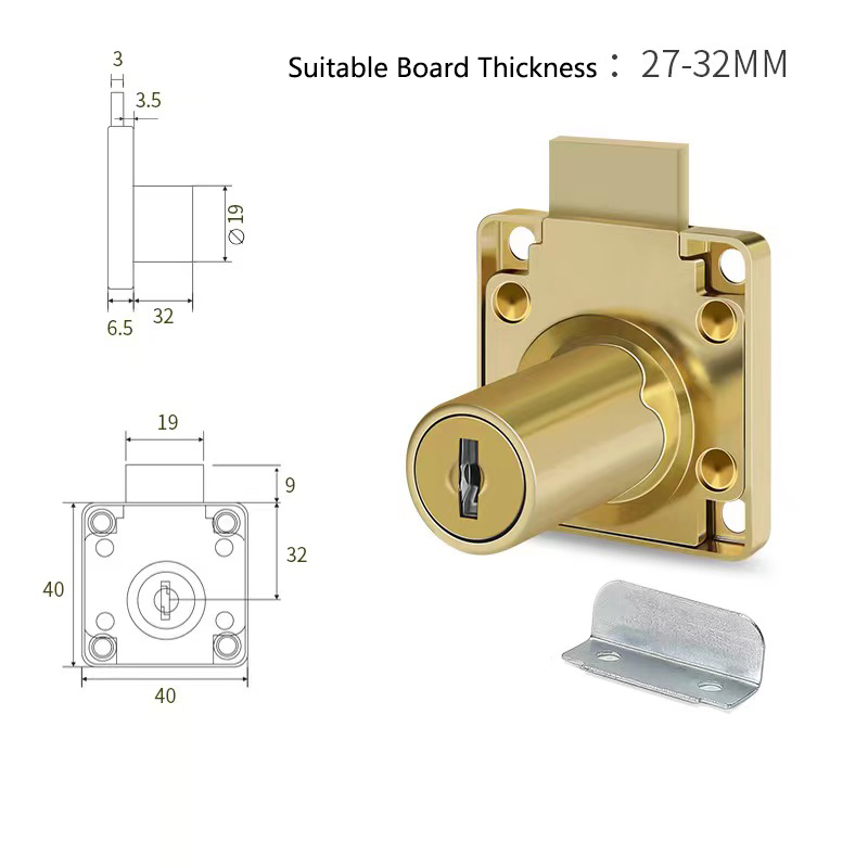 Yutoko kunci laci meja, kunci  - Furniture Hardware Bolts ulasan dan harga