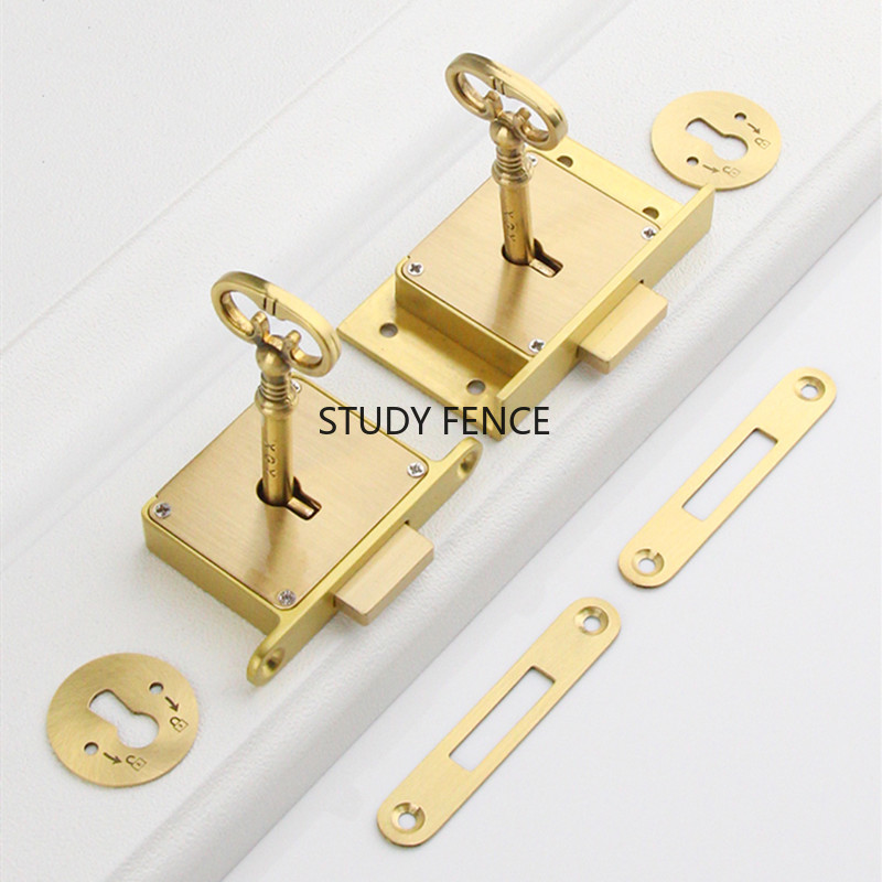 1 Buah Kunci Laci Logam Antik  - Furniture Hardware Accessories ulasan dan harga