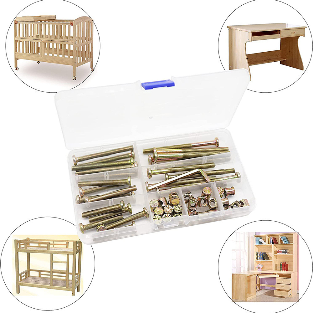 Sekrup Kepala Soket Heksagonal - Furniture Hardware Barrel Nut ulasan dan harga