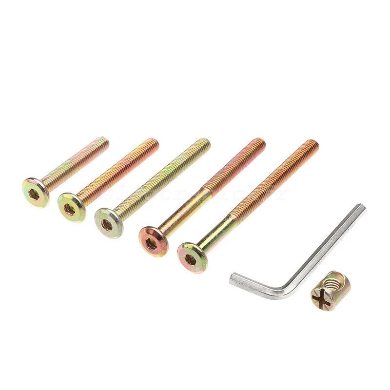 50 Buah Set Baut Sekrup Furnit - Furniture Hardware Barrel Nut ulasan dan harga