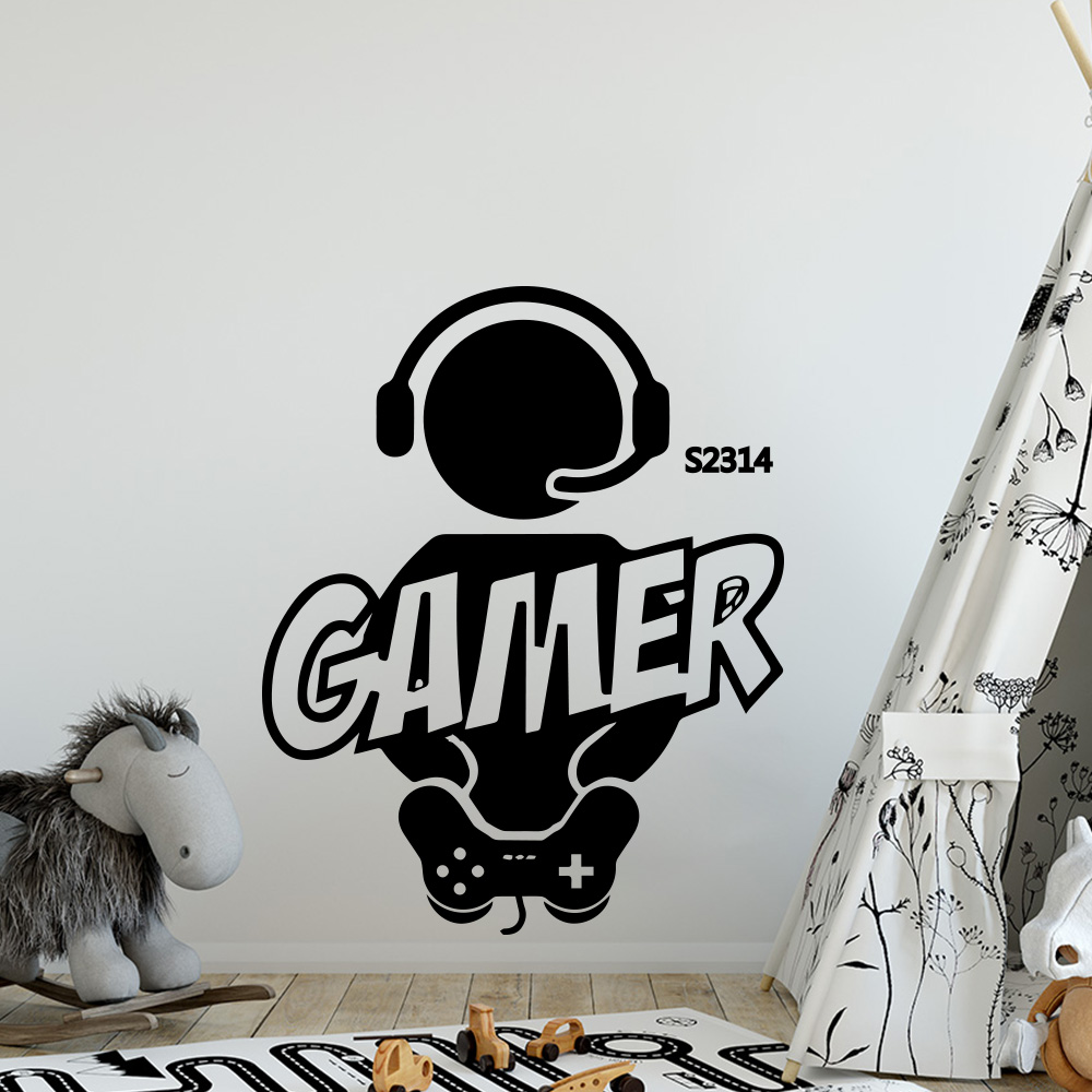 1 buah Gamer stiker seni dindi - Furniture Hardware Design ulasan dan harga