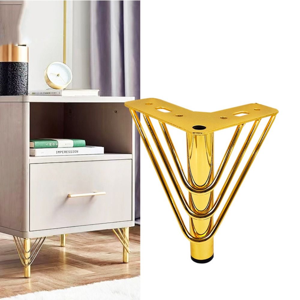 Kaki Furnitur Warna Emas Desai - Furniture Hardware Material ulasan dan harga