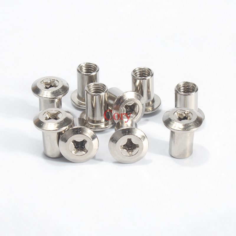 10 Buah 6Mm Mur Barel Kepala D - Furniture Hardware Barrel Nut ulasan dan harga